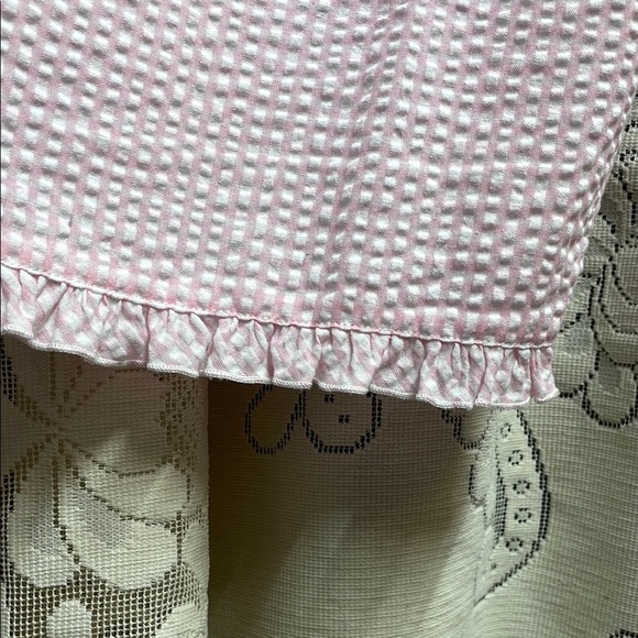 Miss Elaine Pink Textured Pajama Set - Picture 4 of 7